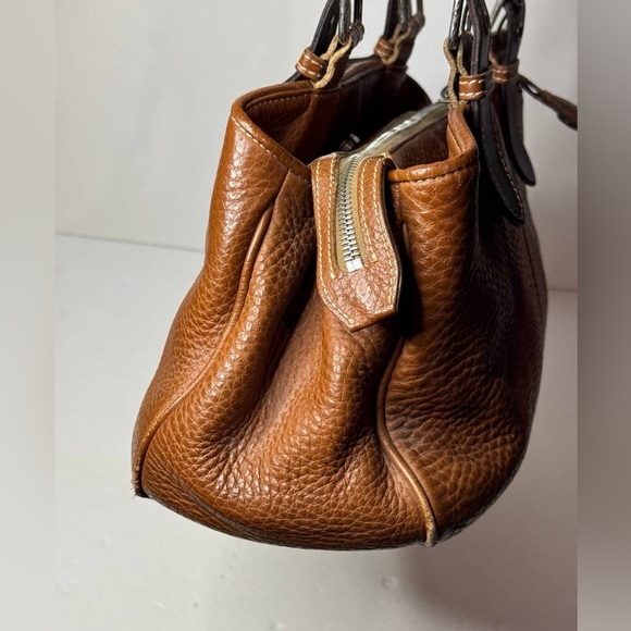 Dooney & Bourke All Weather Pebbled Leather Purse 3 section Bag - Picture 9 of 14